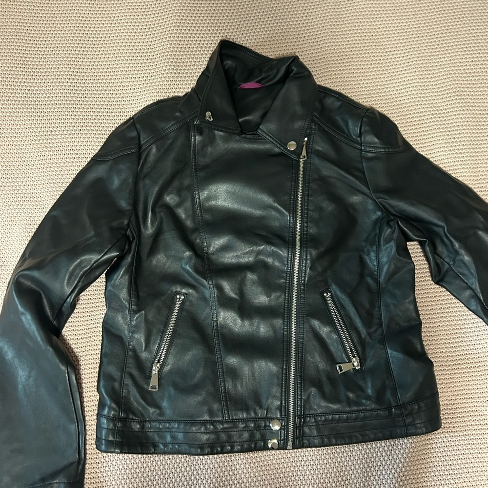 Women's Black Leather Jacket